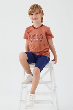 U.S Polo ASSN Erkek Çocuk Takım -Batik Kahve