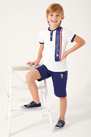 U.S Polo ASSN Erkek Çocuk Takım - Krem