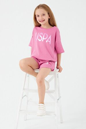 Sweet Pink Pembe Kız Çocuk Şort Takım