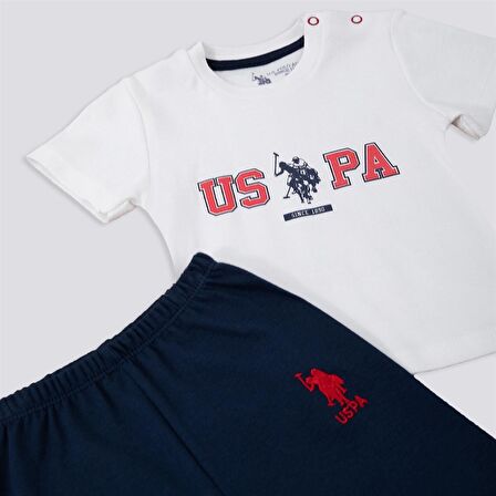 U.s. Polo 2Li Takım T-Shirt Krem