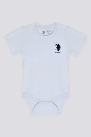 U.S. Polo Assn İnner Peace Gri Bebek Body Zıbın