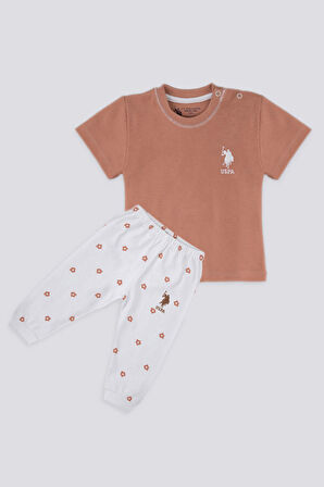 U.S. Polo Assn Shades Of Coffee Kahverengi Bebek Tshirt Takım