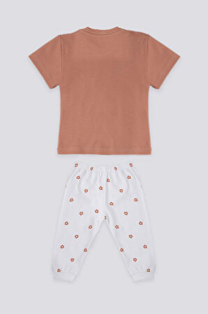 U.S. Polo Assn Shades Of Coffee Kahverengi Bebek Tshirt Takım