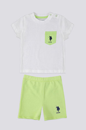 U.S. Polo Assn Mirth Krem Bebek Tshirt Takım