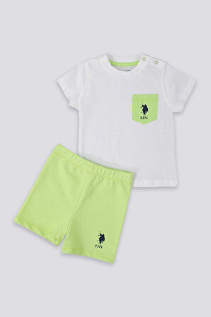 U.S. Polo Assn Mirth Krem Bebek Tshirt Takım