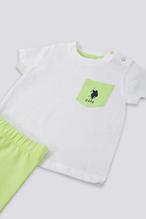 U.S. Polo Assn Mirth Krem Bebek Tshirt Takım
