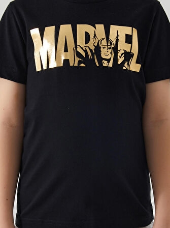 Marvel Erkek Çocuk Şortlu Takım 2-7 Yaş Siyah