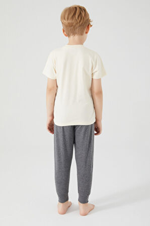 Beyond Amazing D4754-3 Çocuk  Fil Dişi Pijama