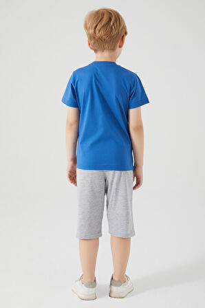 SPIDER-MAN ERKEK ÇOCUK KAPRİ TAKIM COBALT