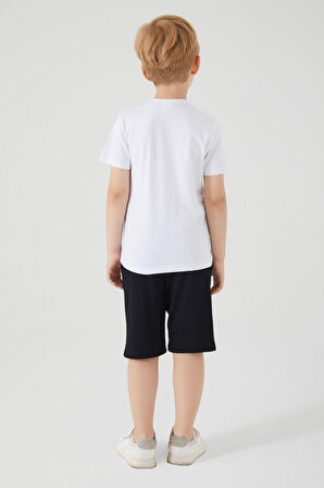 AVENGERS ERKEK ÇOCUK BERMUDA TAKIM BEYAZ