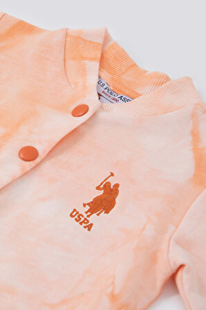 U.S. Polo Assn Creamy İntensity Somon Bebek Hırka