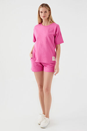 Rolypoly Future Begins  With Us Pembe Kadın Şort Takım
