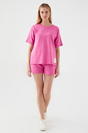 Rolypoly Future Begins  With Us Pembe Kadın Şort Takım