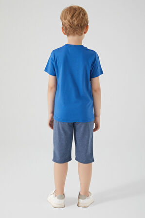 Batman To Do Batcave Mavi Erkek Çocuk Kapri Takım