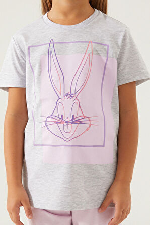 Looney Tunes Sweet Female Duck Kar Melanj Kız Çocuk Kısa Kol Pijama Takım