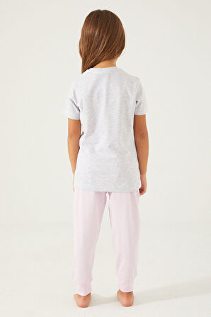 Looney Tunes Sweet Female Duck Kar Melanj Kız Çocuk Kısa Kol Pijama Takım