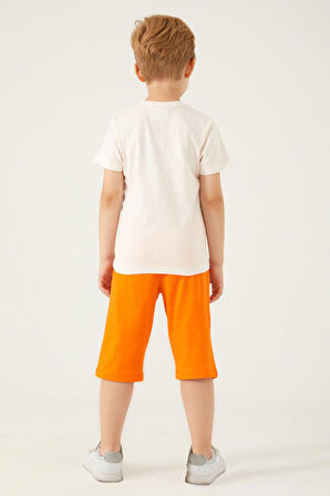 Looney Tunes Basketball Beyaz Erkek Çocuk Kapri Takım