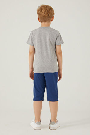 Looney Tunes L1569-3 Çocuk  Gri Melanj Alt Üst Takım