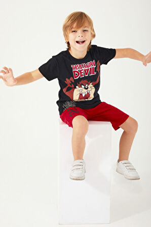 Looney Tunes L1571-3 Çocuk  Siyah Alt Üst Takım