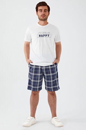 Arnetta Arnetta Krem Erkek Bermuda Takım