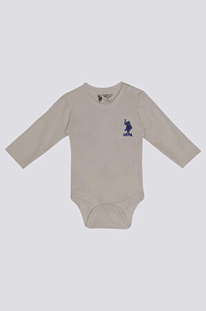 U.s Polo Asnn. Kum Uzun Kol Kız Bebek Body