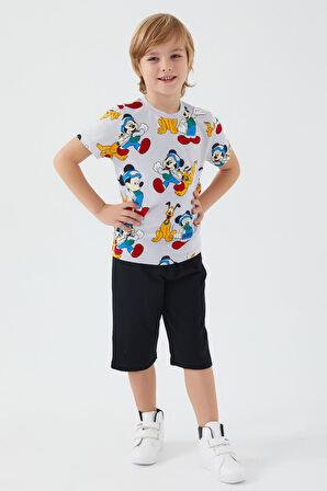 Mickey Mouse D4794-3 Çocuk  Gri Alt Üst Takım