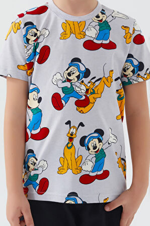 Mickey Mouse D4794-3 Çocuk  Gri Alt Üst Takım