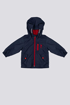 U.S. Polo Assn Waterproof Lacivert Erkek Bebek Yağmurluk