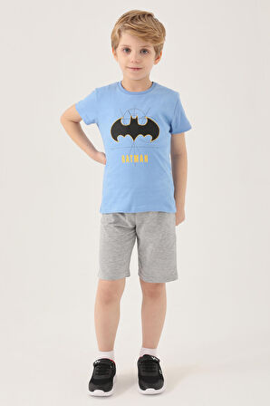 Batman L1580-2 Erkek Çocuk T-Shirt Indigo