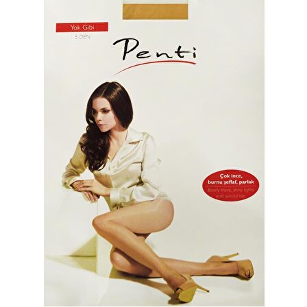 PENTİ AÇIK TEN YOK GİBİ 5 DEN KÜLOTLU ÇORAP L
