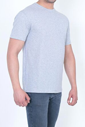 Basic Regular Kalıp Bisiklet Yaka Unisex %100 Pamuk 3'lü T-shirt