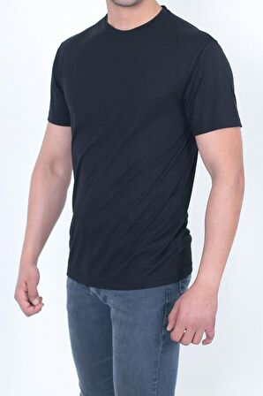 Basic Regular Kalıp Bisiklet Yaka Unisex %100 Pamuk 3'lü T-shirt