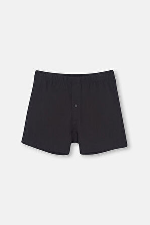 Siyah 2'Li Penye Erkek Boxer