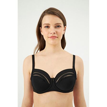 Eros Hanna Balenli Toparlayıcı Çizgili Tek Sütyen ERSK340