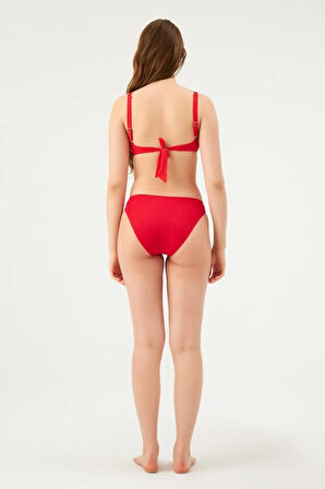 Eros 824 Kırmızı 4 Cm Orta Kenar Bikini Altı