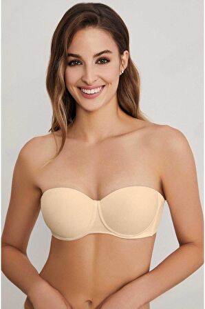 Eros Adela Straplez Duble Push-Up Sütyen ERSK160