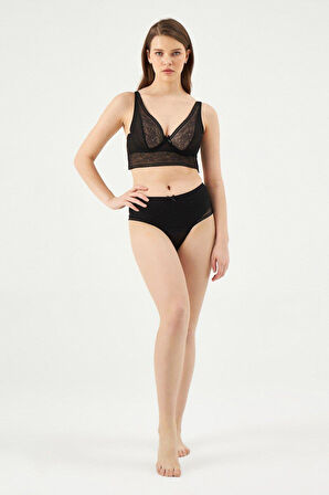 Eros 834 Siyah Anıta Balenli Toparlayıcı Bralet Takımı