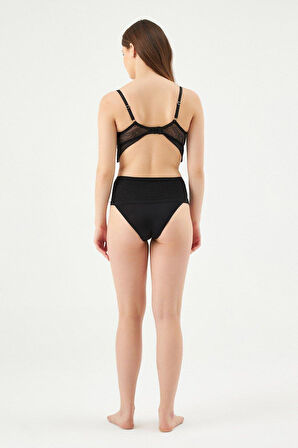 Eros 834 Siyah Anıta Balenli Toparlayıcı Bralet Takımı