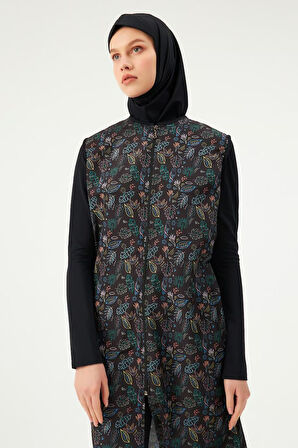 Eros 1748 Siyah Tam Tesettür Mayo Takımı