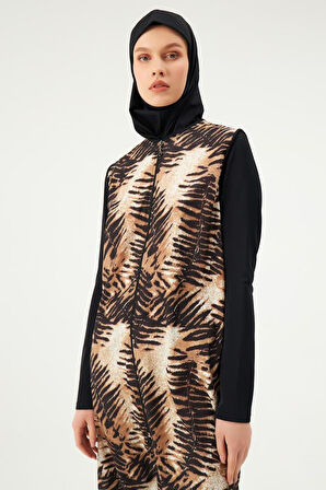 Eros 1751 Siyah Tam Tesettür Mayo Takımı