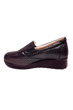 Dr.Comfort 3606 Diyabetik-Ortopedik Kadın Deri Ayakkabı Nikel Örme