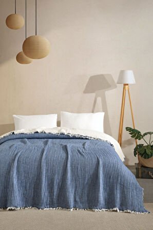 Varol Tek Kişilik 5 Katlı %100 Pamuk Müslin Yatak Örtüsü 