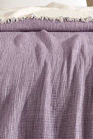 Varol Tek Kişilik 5 Katlı %100 Pamuk Müslin Yatak Örtüsü 