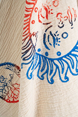 Varol Organik %100 Pamuk Kimono Yaka Sabalık Bornoz - Dualis