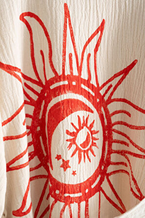 Varol Organik %100 Pamuk Kimono Yaka Sabalık Bornoz - Heliona v1