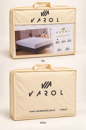 Varol Kratos Serisi Sıvı Geçirmez Ultrasonik Kapitone Fitted Alez – Full Kenar Yatak Koruyucu - 100X200CM