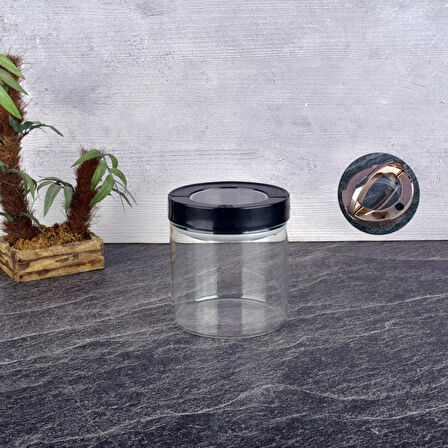 Tohana Siyah Vakumlu Kavanoz 850 ml