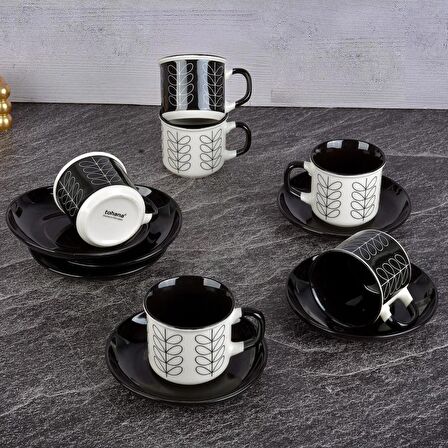 Tohana 6'lı Porselen Çay Fincan Takımı THN12509