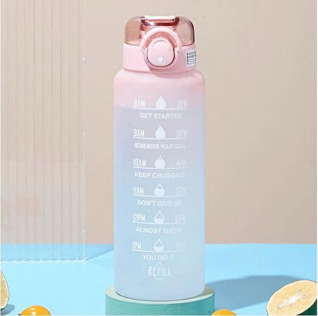 Kapris H2O Tritan Su Matarası Pembe 1 Litre 75566