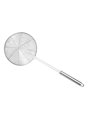 Çelik Yağ Kevgiri Paslanmaz Kızartma Kevgiri 18cm